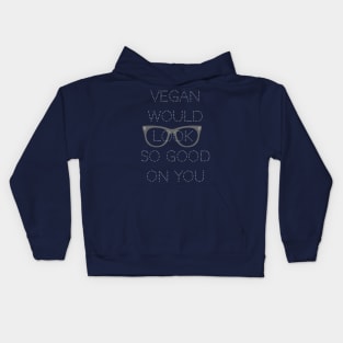 Vegan looks good Kids Hoodie